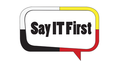 Say It First logo